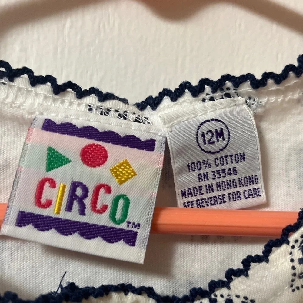 Vintage Circo Baby Heart Romper